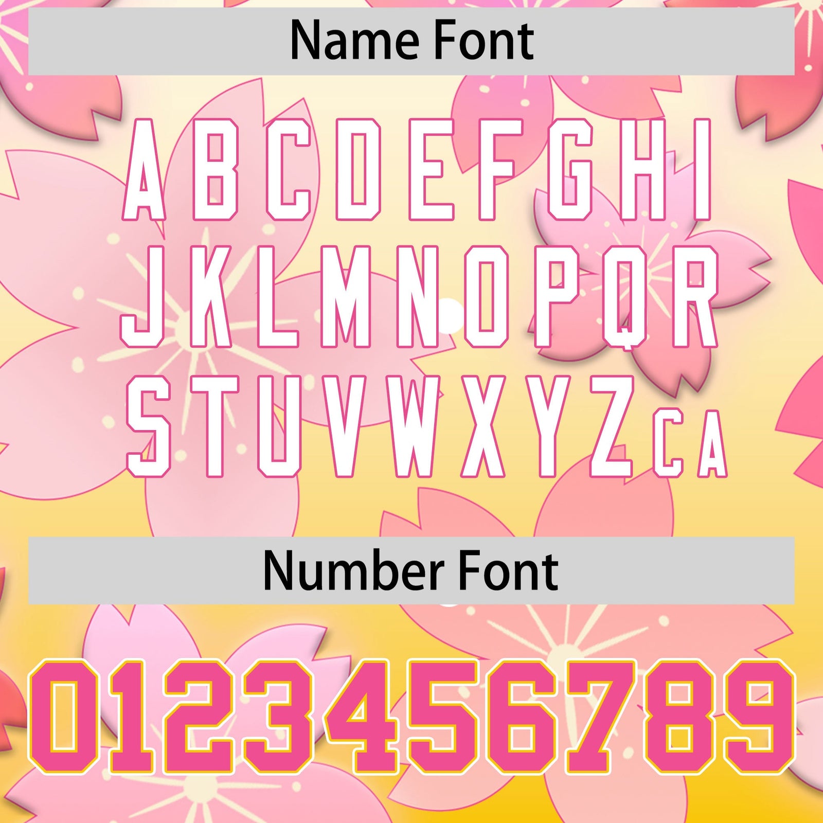 Custom Hooded Baseball Jersey | Pink Gold Cherry Blossom Personalized Name & Number Sport Jersey