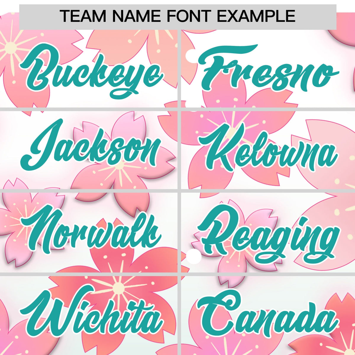 Custom Hooded Baseball Jersey | Pink Aqua Cherry Blossom Moisture-Wicking Jersey for Men &amp; Women