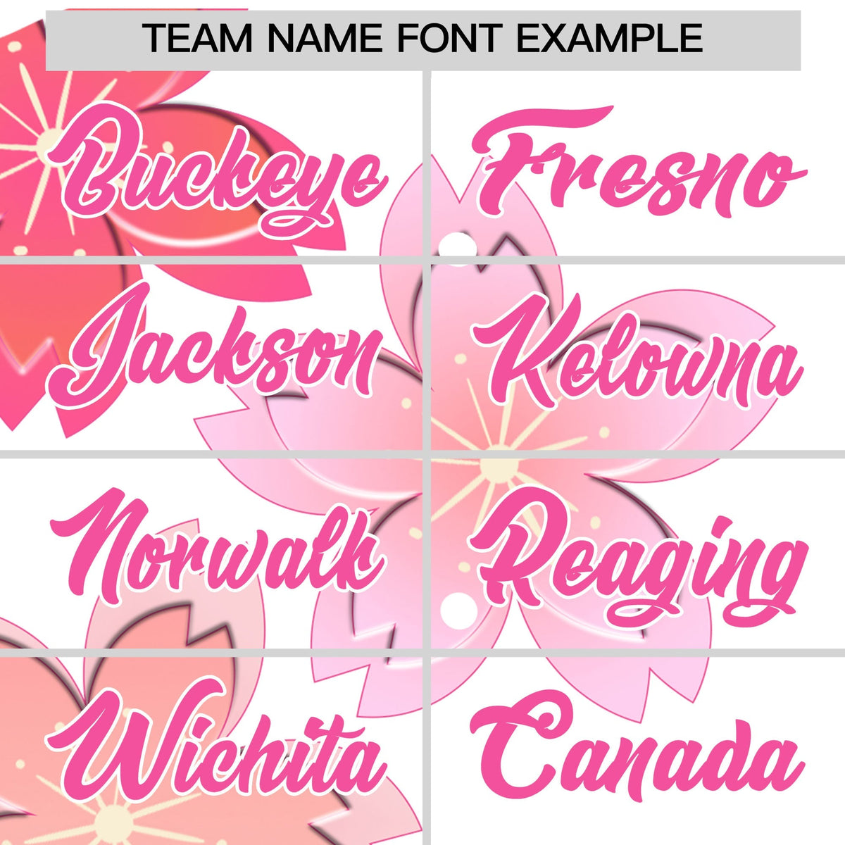 Custom Hooded Baseball Jersey | Pink White Cherry Blossom Personalized Name &amp; Number Sport Jersey