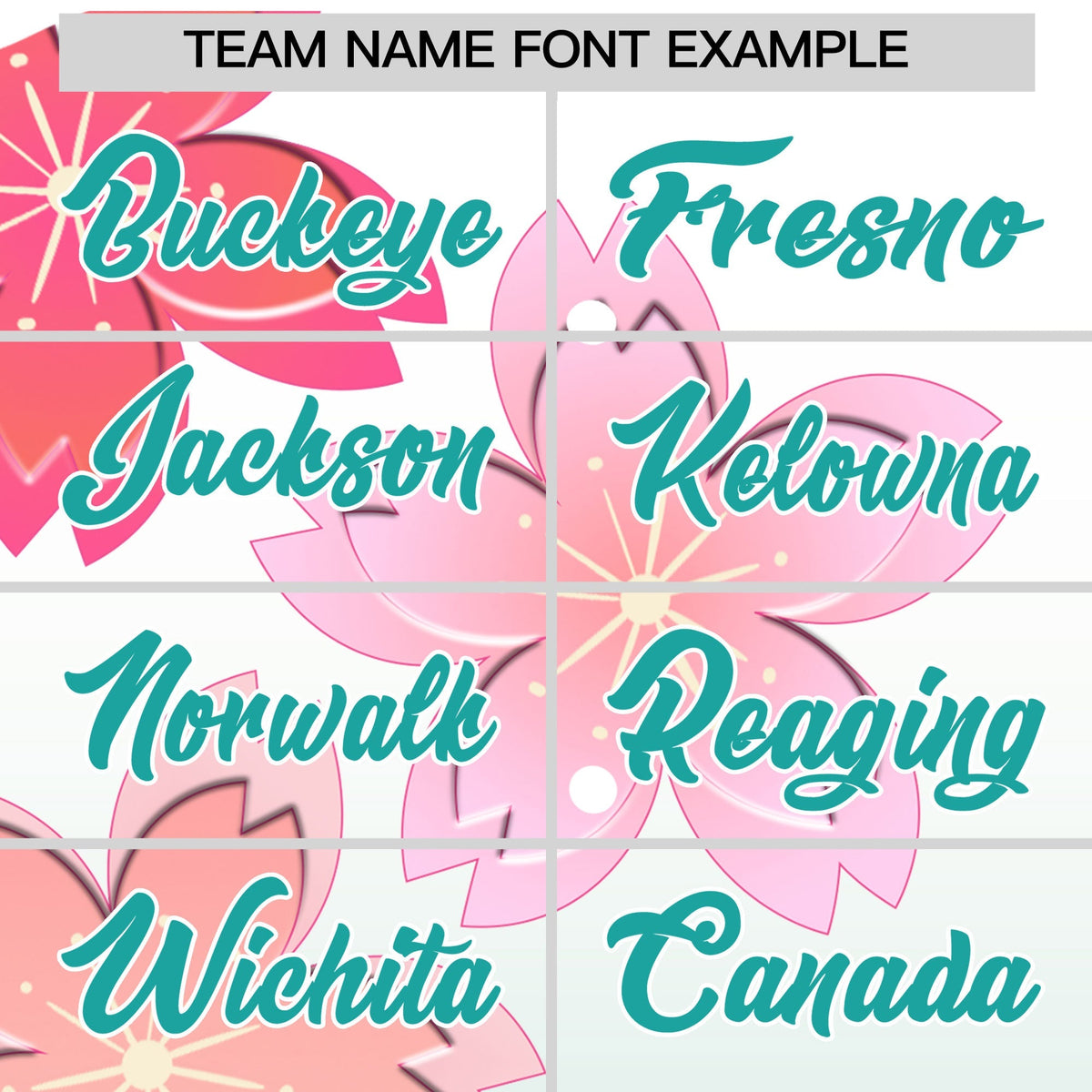 Custom Hooded Baseball Jersey | Pink Teal Cherry Blossom Moisture-Wicking Jersey for Men &amp; Women
