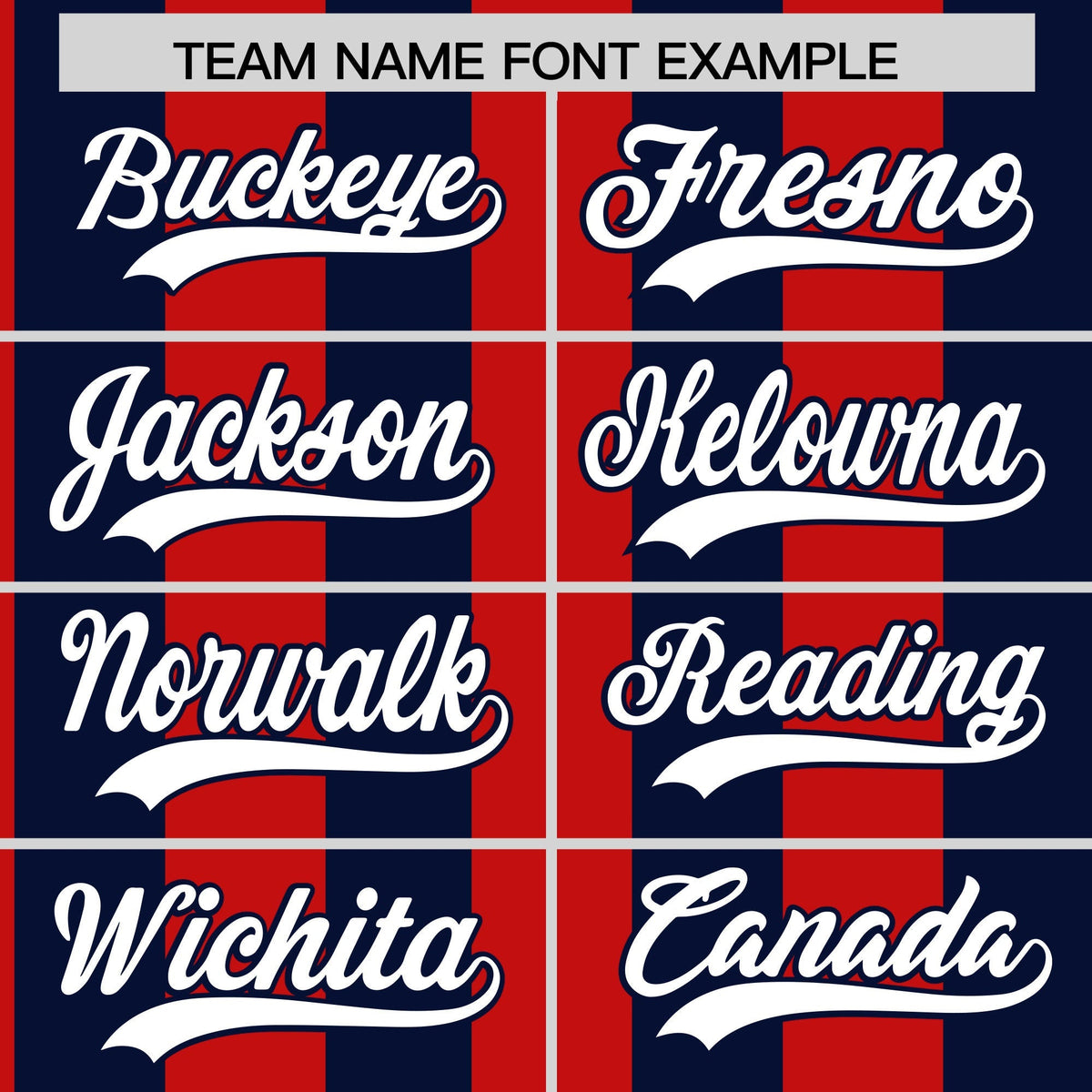 Custom Navy Red Stripe Fashion Authentic Two-Button Baseball Jersey
