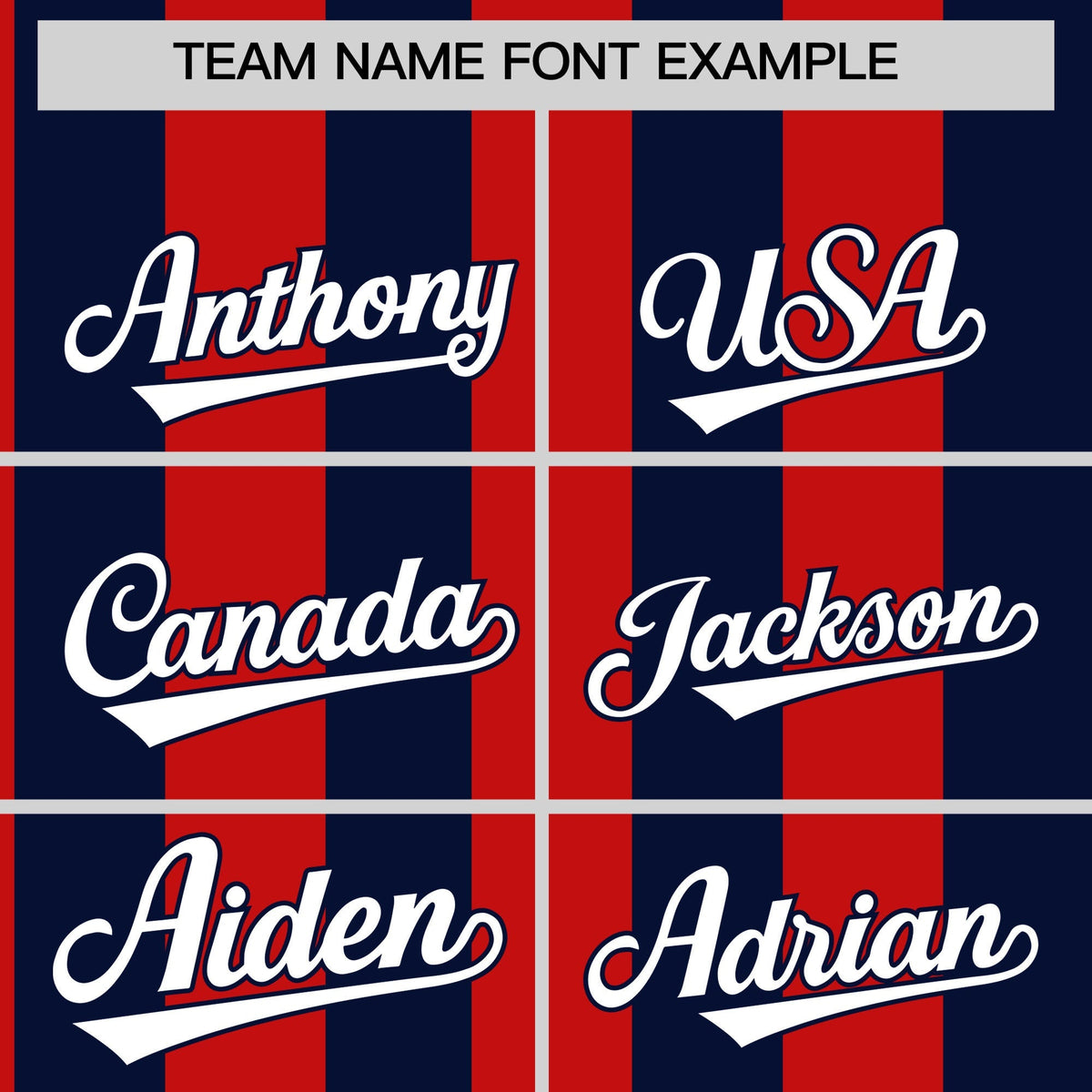 Custom Navy Red Stripe Fashion Authentic Two-Button Baseball Jersey