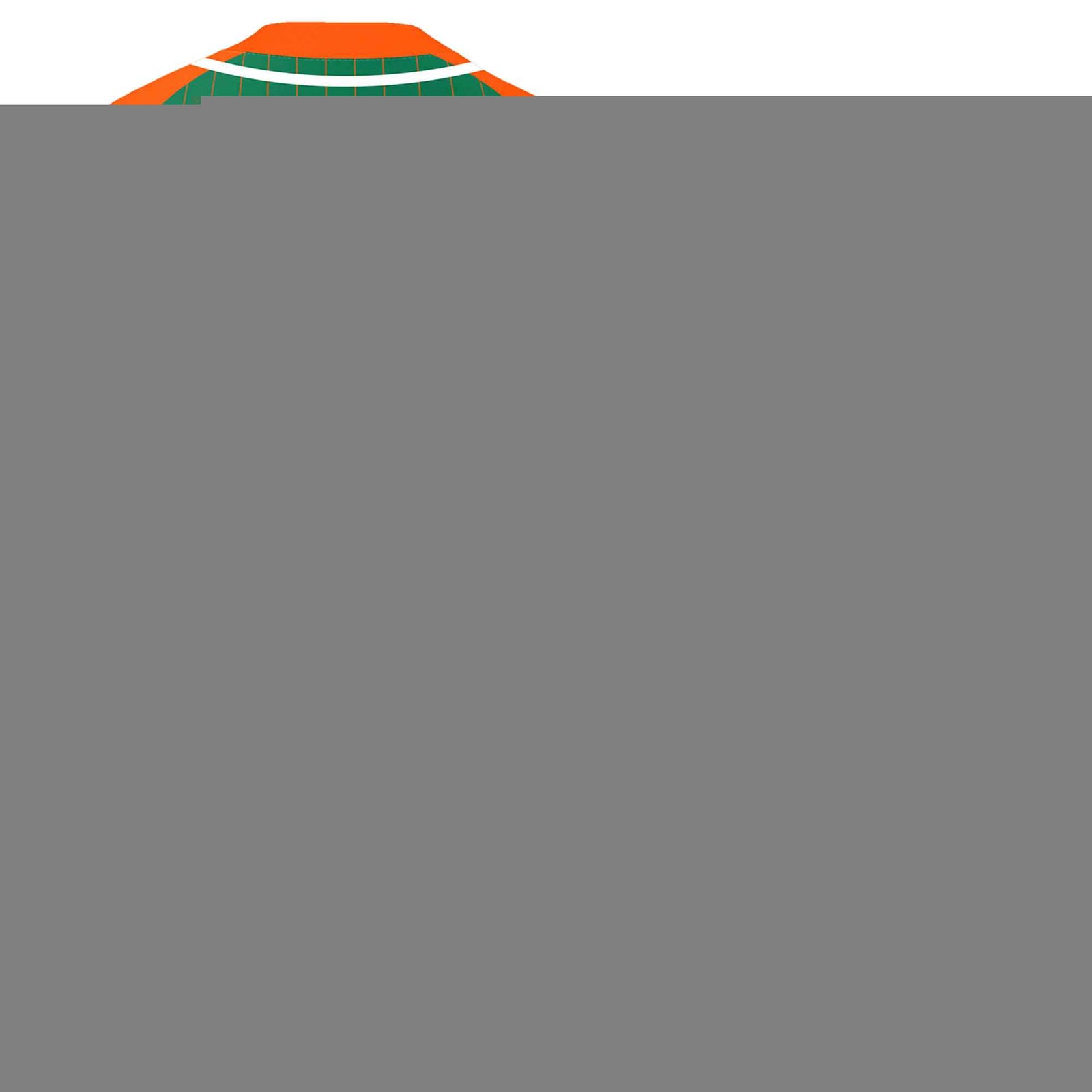 Custom Kelly Green Orange-White Stripe Fashion Raglan Sleeves Authentic Two-Button Softball Jersey