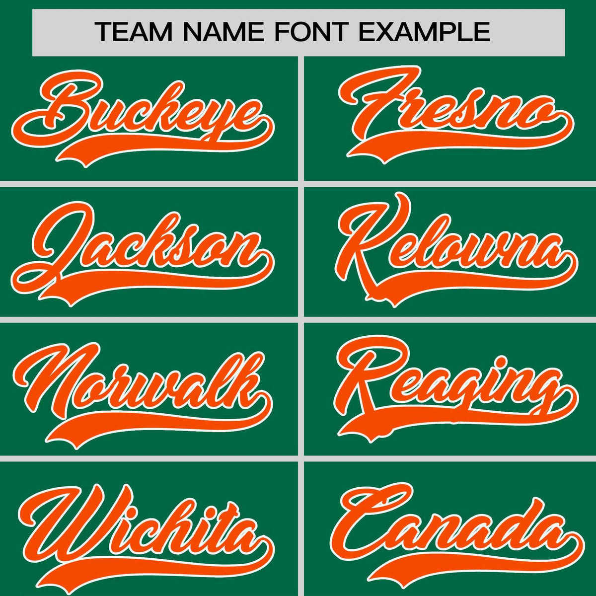 Custom Kelly Green Orange-White Stripe Fashion Raglan Sleeves Authentic Two-Button Softball Jersey