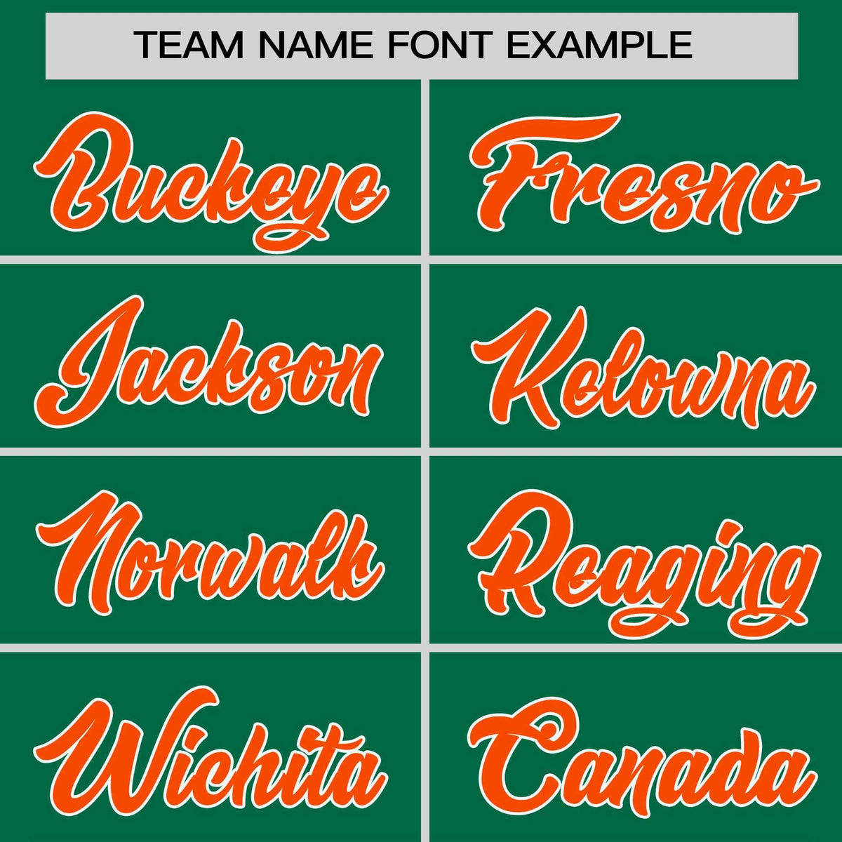 Custom Kelly Green Orange-White Stripe Fashion Raglan Sleeves Authentic Two-Button Softball Jersey