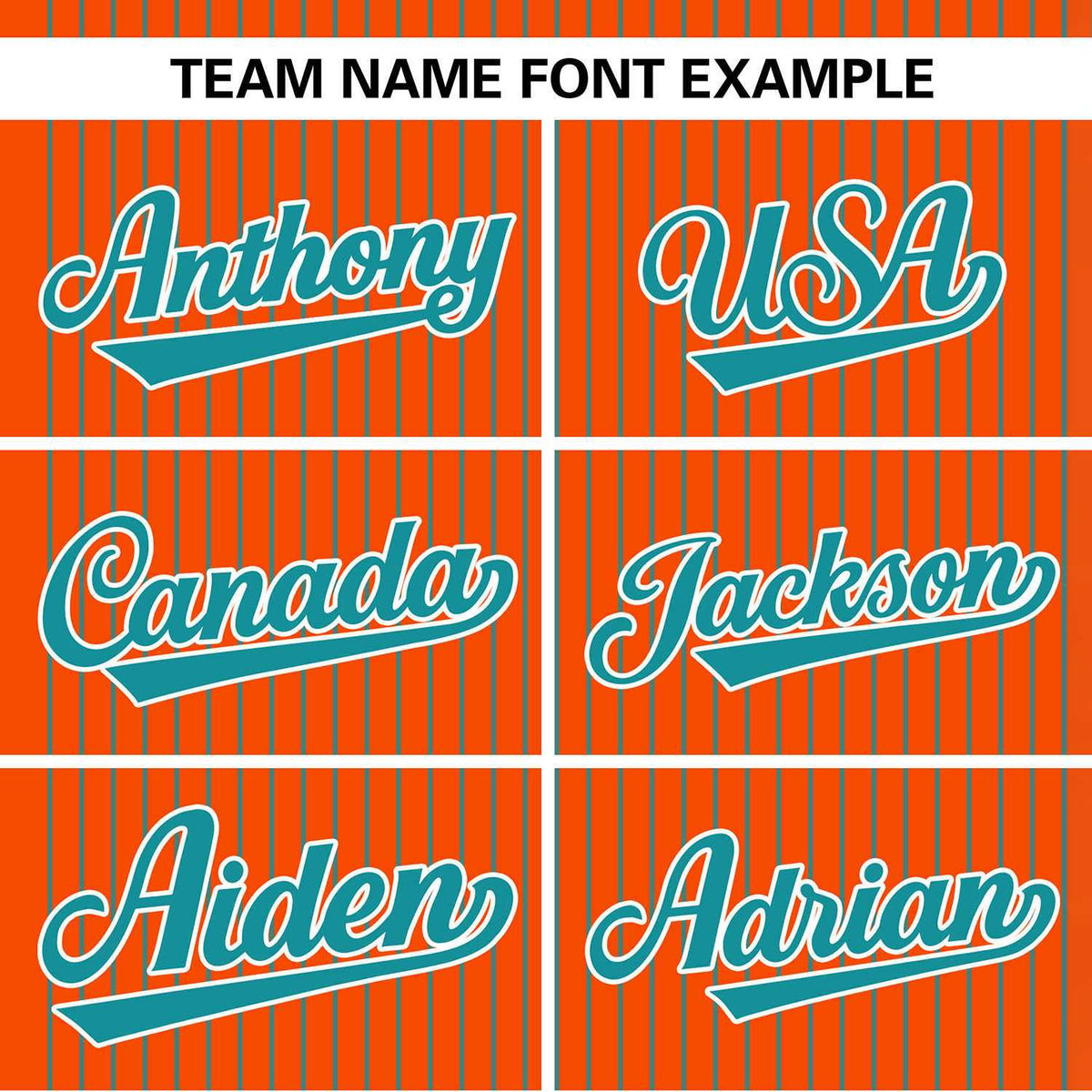Custom Orange Aqua Stripe Fashion Authentic Two-Button Baseball Jersey