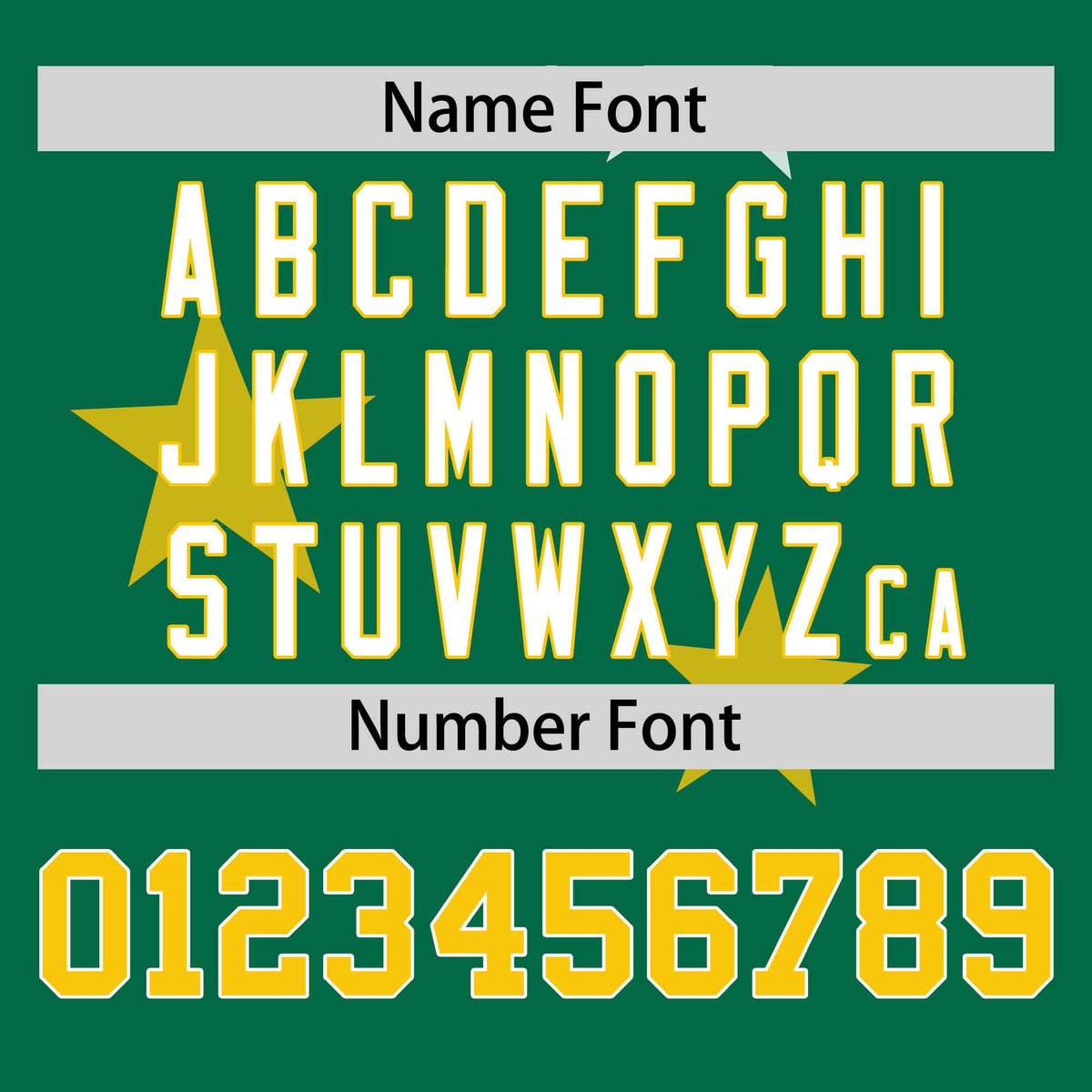 Custom Kelly Green Gold Personalized Star Graffiti Pattern Authentic Two-Button Baseball Jersey