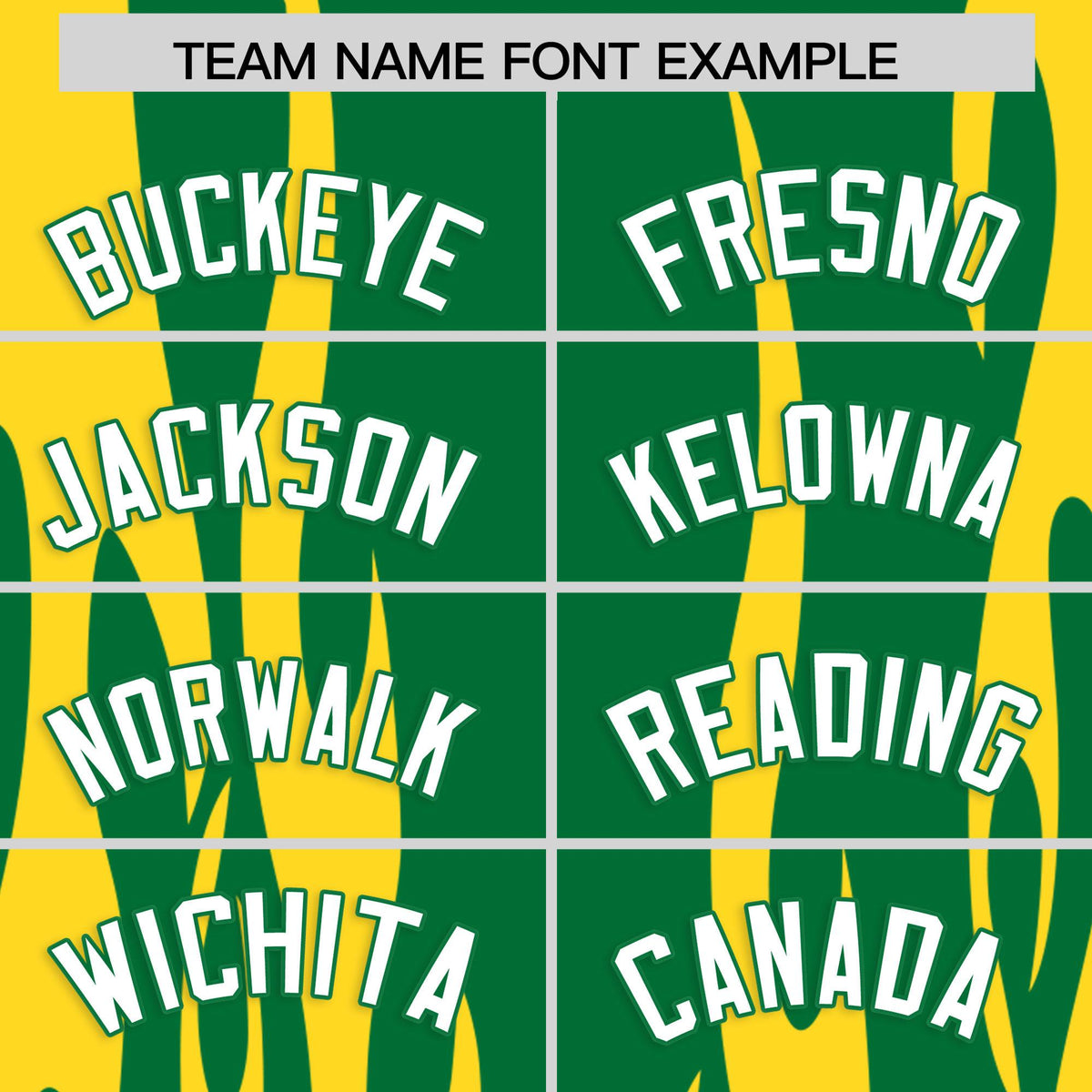 Custom Kelly Green Gold Flame Pattern Authentic Pullover Baseball Jersey