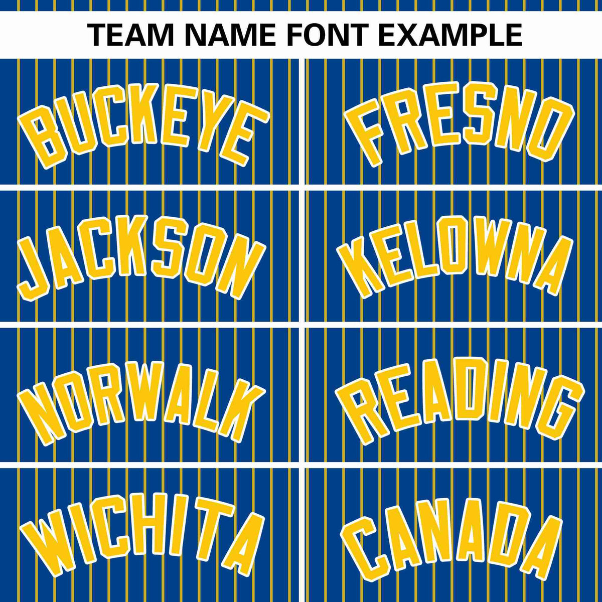 Custom Royal Gold Stripe Fashion Authentic Pullover Baseball Jersey