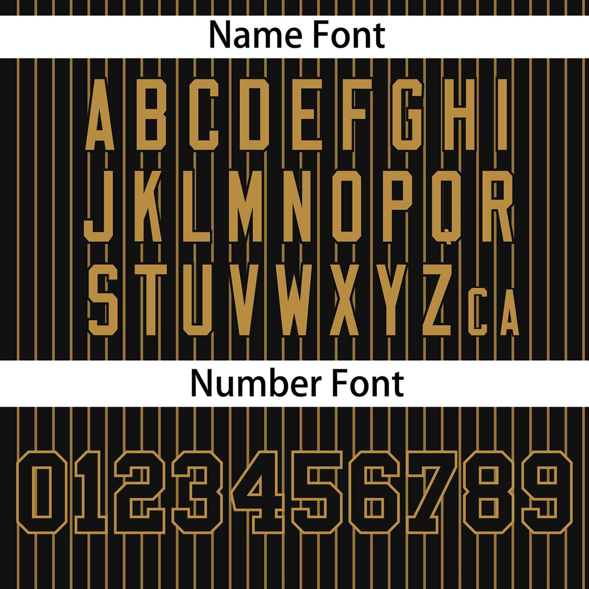 Custom Black Old Gold Stripe Fashion Authentic Pullover Baseball Jersey