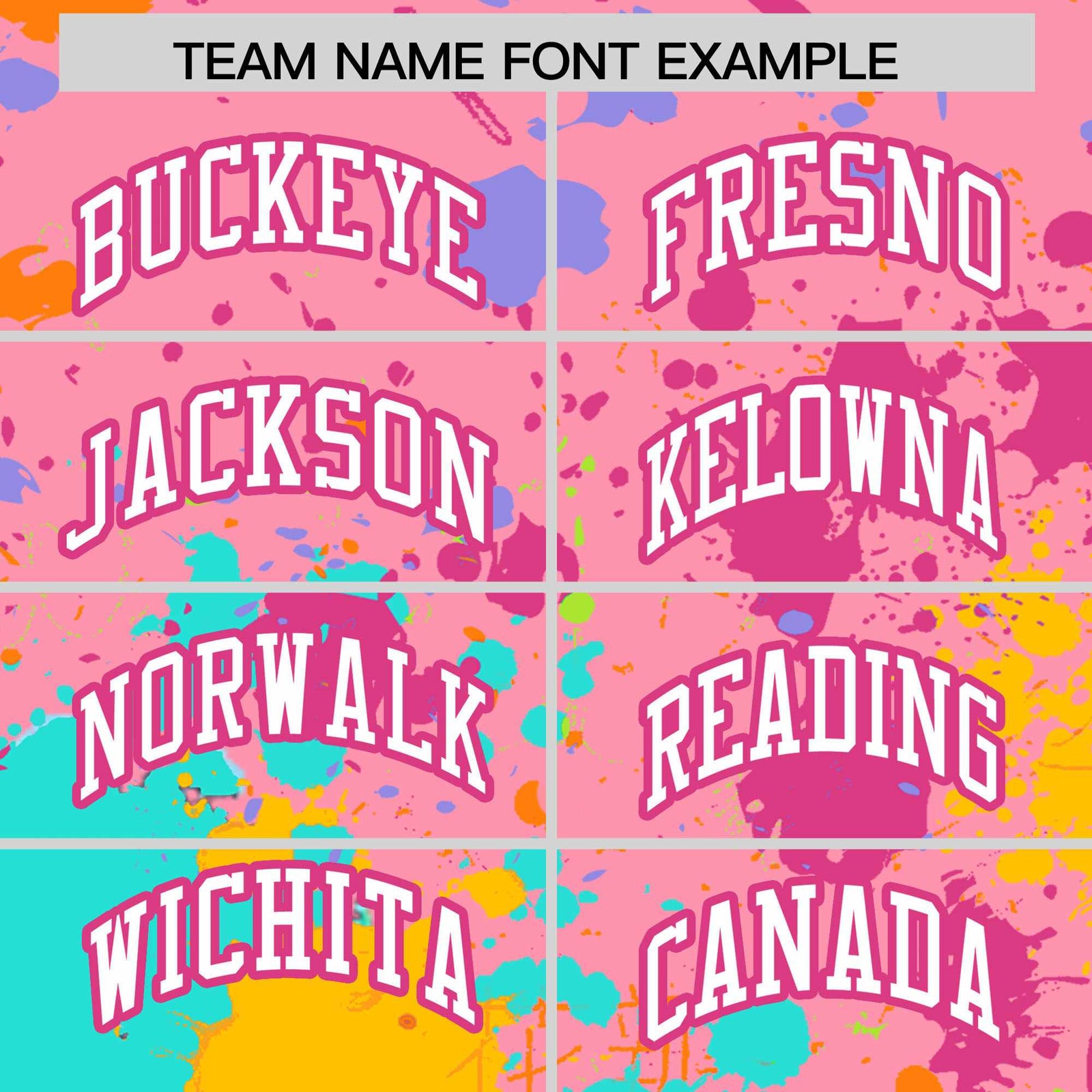 Custom Light Pink Graffiti Fashion Baseball Jersey For Women