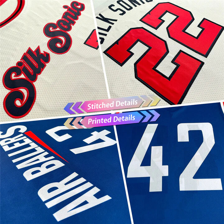Custom Cream Navy-Yellow Classic Tops Casual Basketball Jersey
