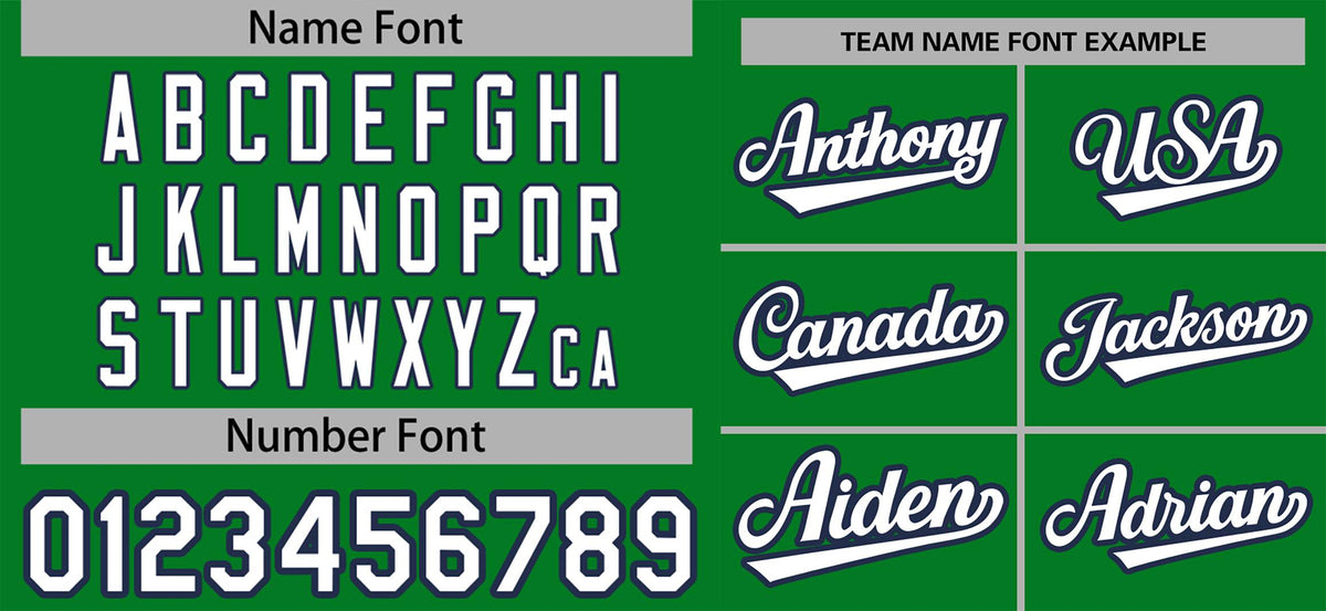 Custom Green White-Navy Raglan Sleeves Authentic Baseball Jersey
