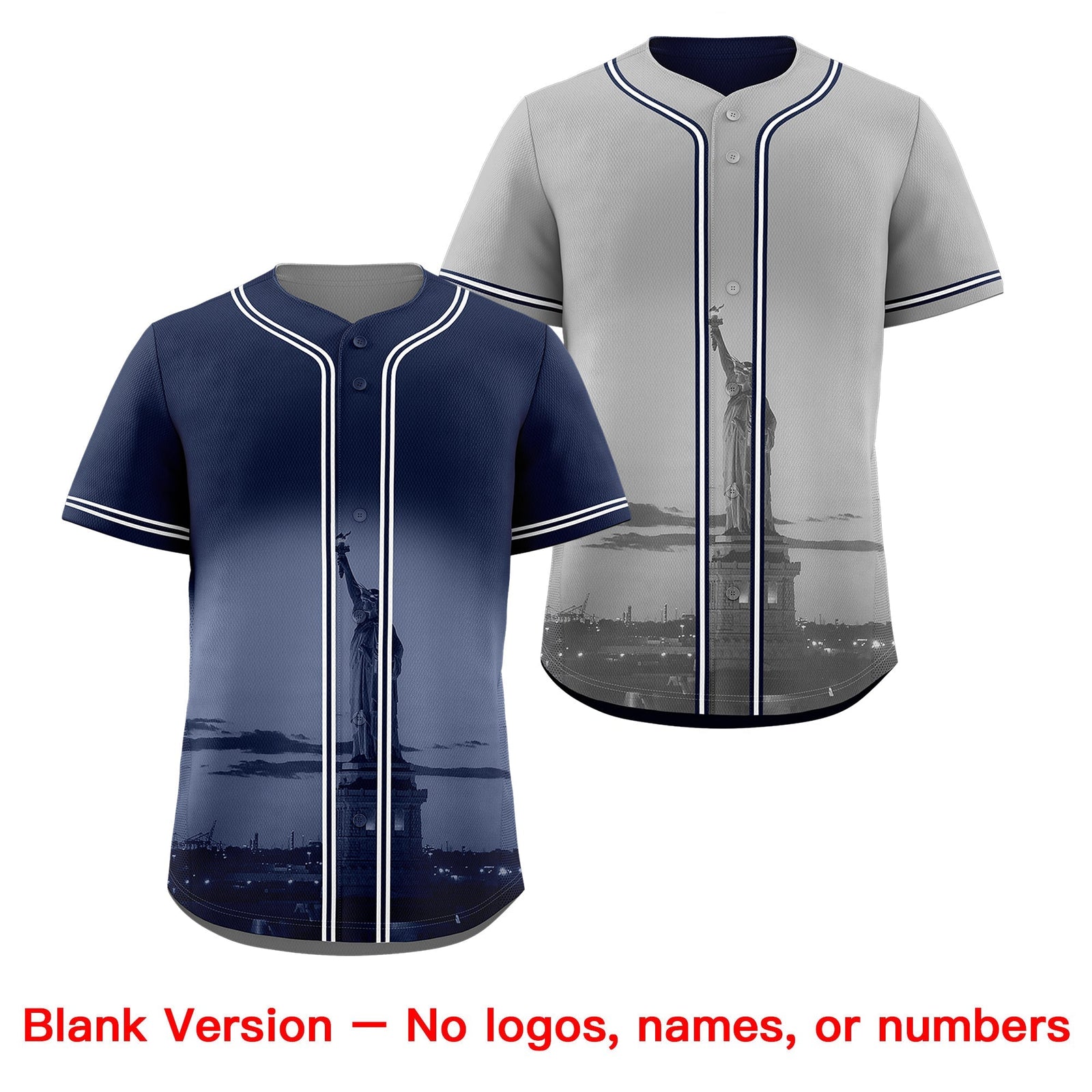 Custom Navy Grey Reversible City Edition Graffiti Pattern Wrinkle-Resistant Baseball Jersey| KXKSHOP