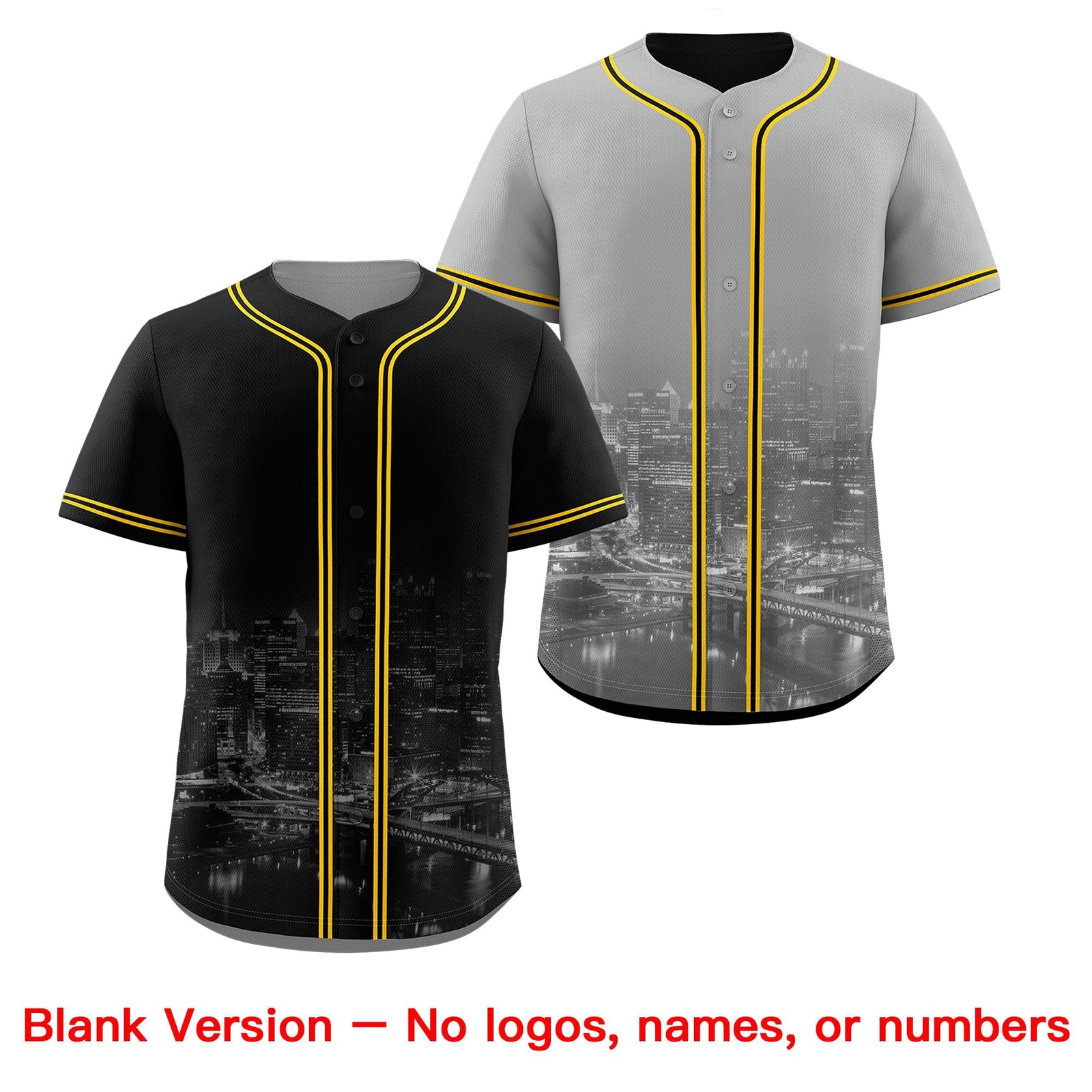Custom Black Gold Grey Reversible City Edition Graffiti Pattern Breathable Baseball Jersey| KXKSHOP