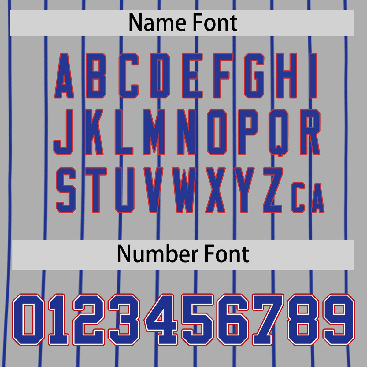 Custom Royal Blue White Red Reversible Stripe Fashion Baseball Jersey| KXKSHOP