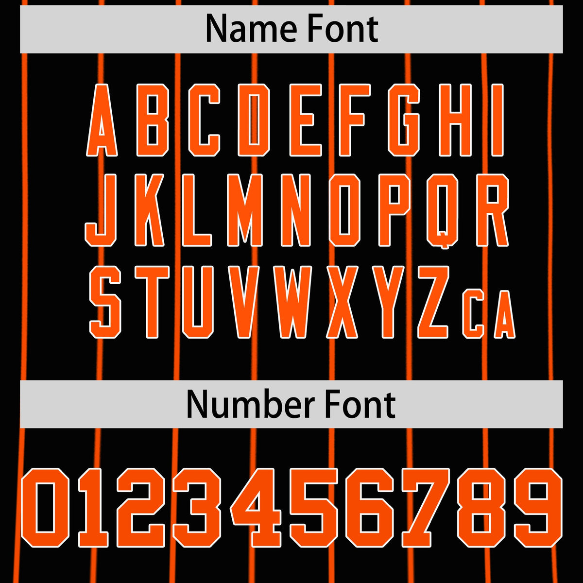 Custom Orange White Black Reversible Stripe Fashion Baseball Jersey| KXKSHOP