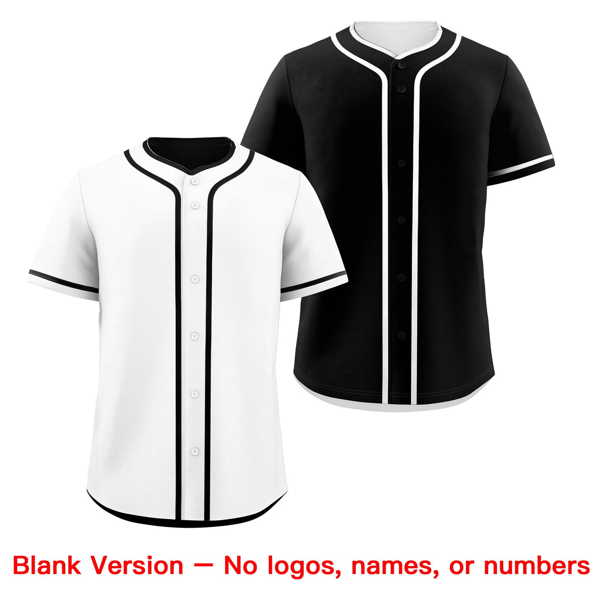 Custom Black White Reversible Classic Style Lightweight Baseball Jersey| KXKSHOP