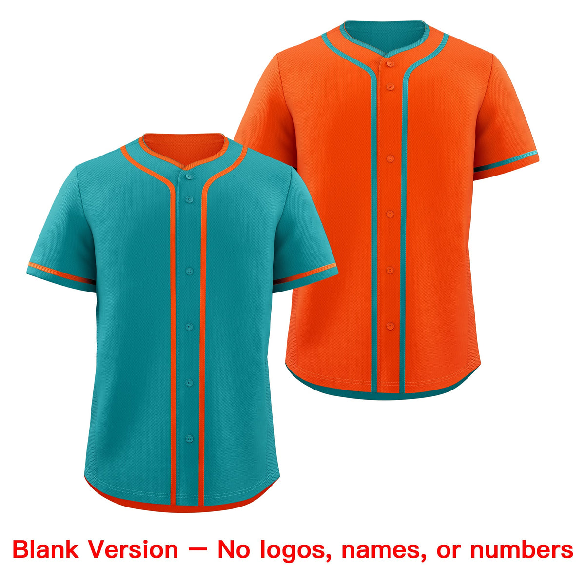 Custom Orange White Reversible Classic Style Moisture-Wicking Baseball Jersey| KXKSHOP