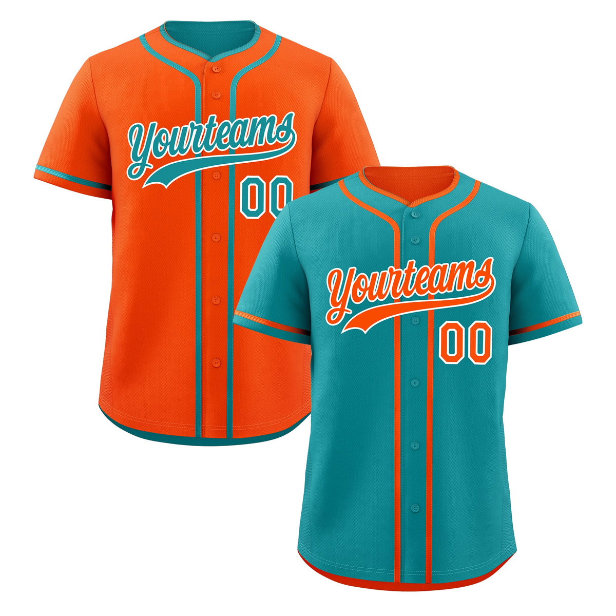 Custom Orange White Reversible Classic Style Moisture-Wicking Baseball Jersey| KXKSHOP