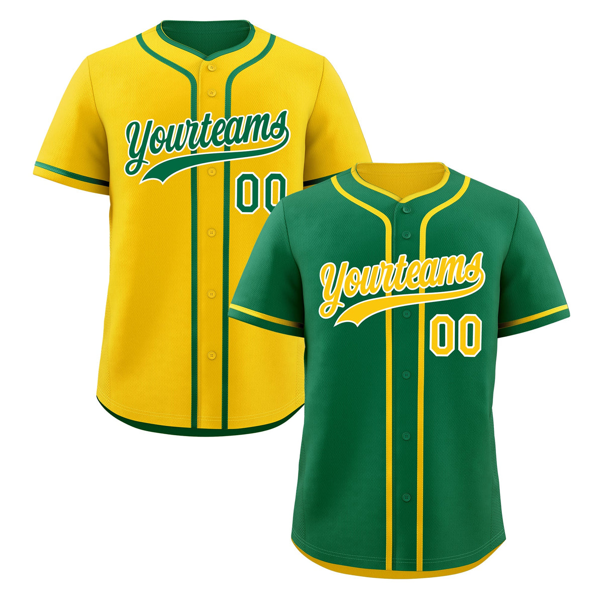 Custom Gold White Reversible Classic Style Lightweight Baseball Jersey| KXKSHOP