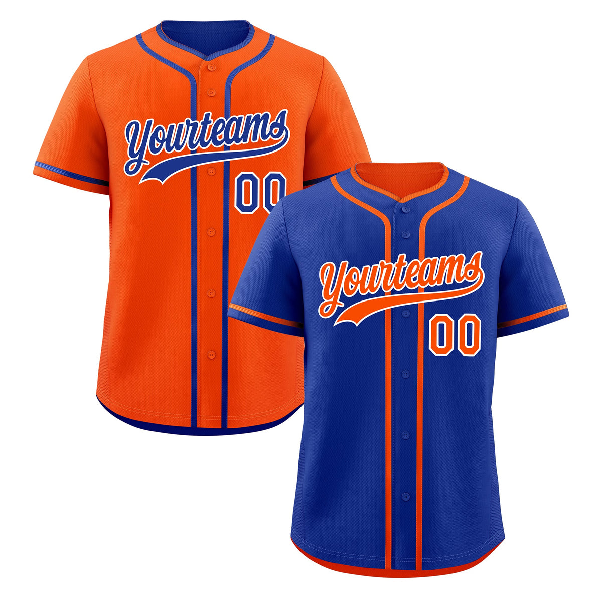 Custom Orange White Reversible Classic Style Lightweight Baseball Jersey| KXKSHOP