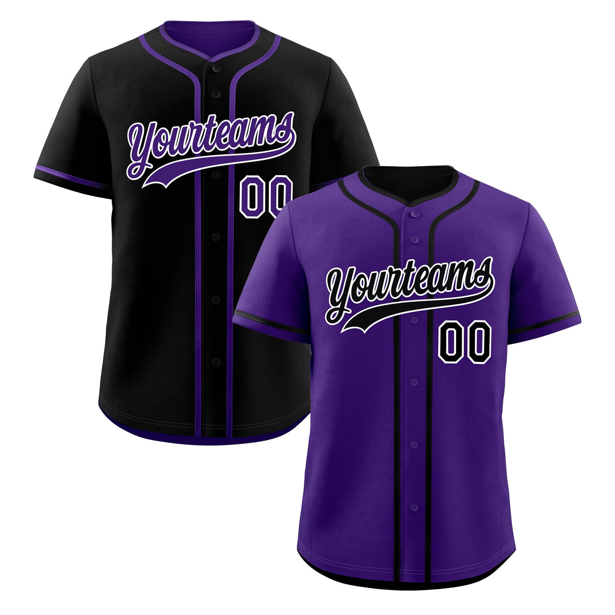 Custom Black White Reversible Classic Style Lightweight Baseball Jersey| KXKSHOP