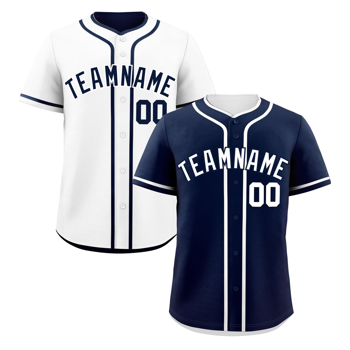 Custom White Reversible Classic Style Lightweight Baseball Jersey| KXKSHOP