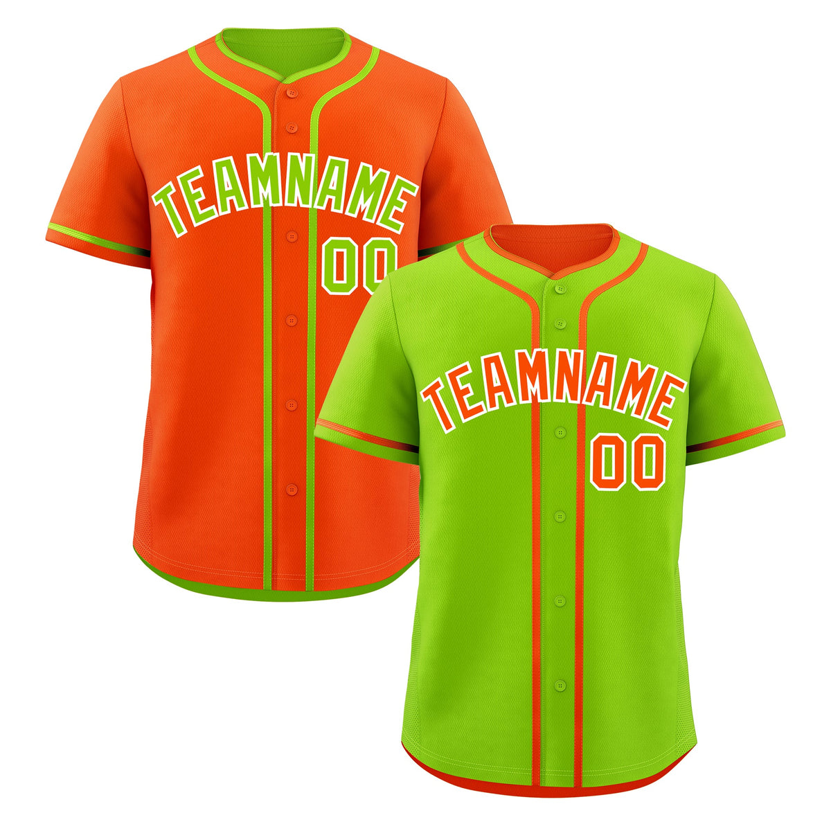 Custom Orange White Reversible Classic Style Moisture-Wicking Baseball Jersey| KXKSHOP