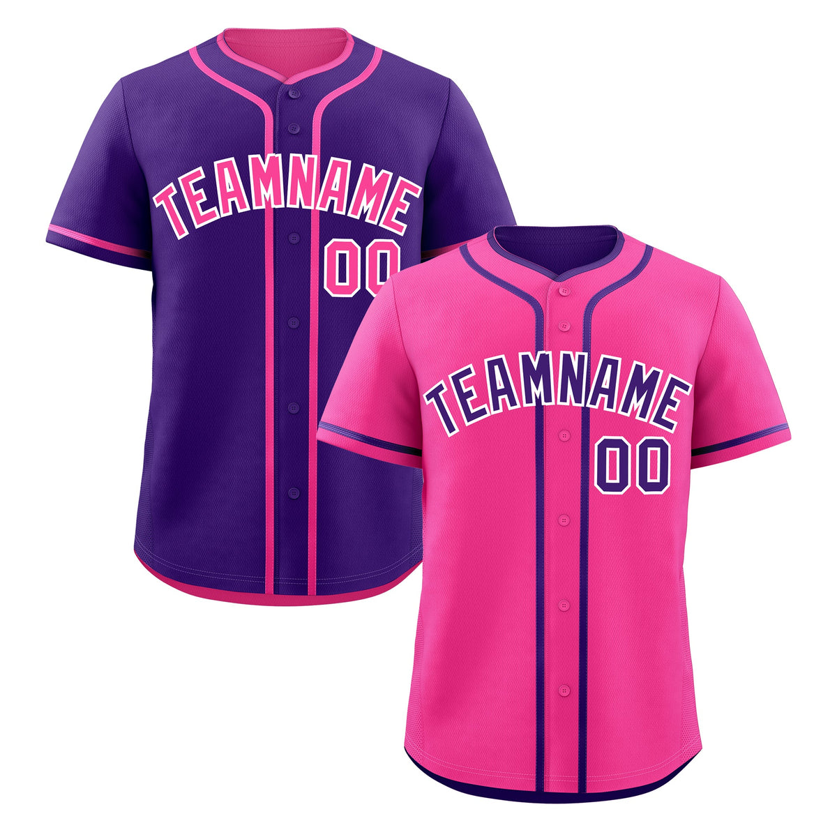 Custom Purple White Reversible Classic Style Moisture-Wicking Baseball Jersey| KXKSHOP