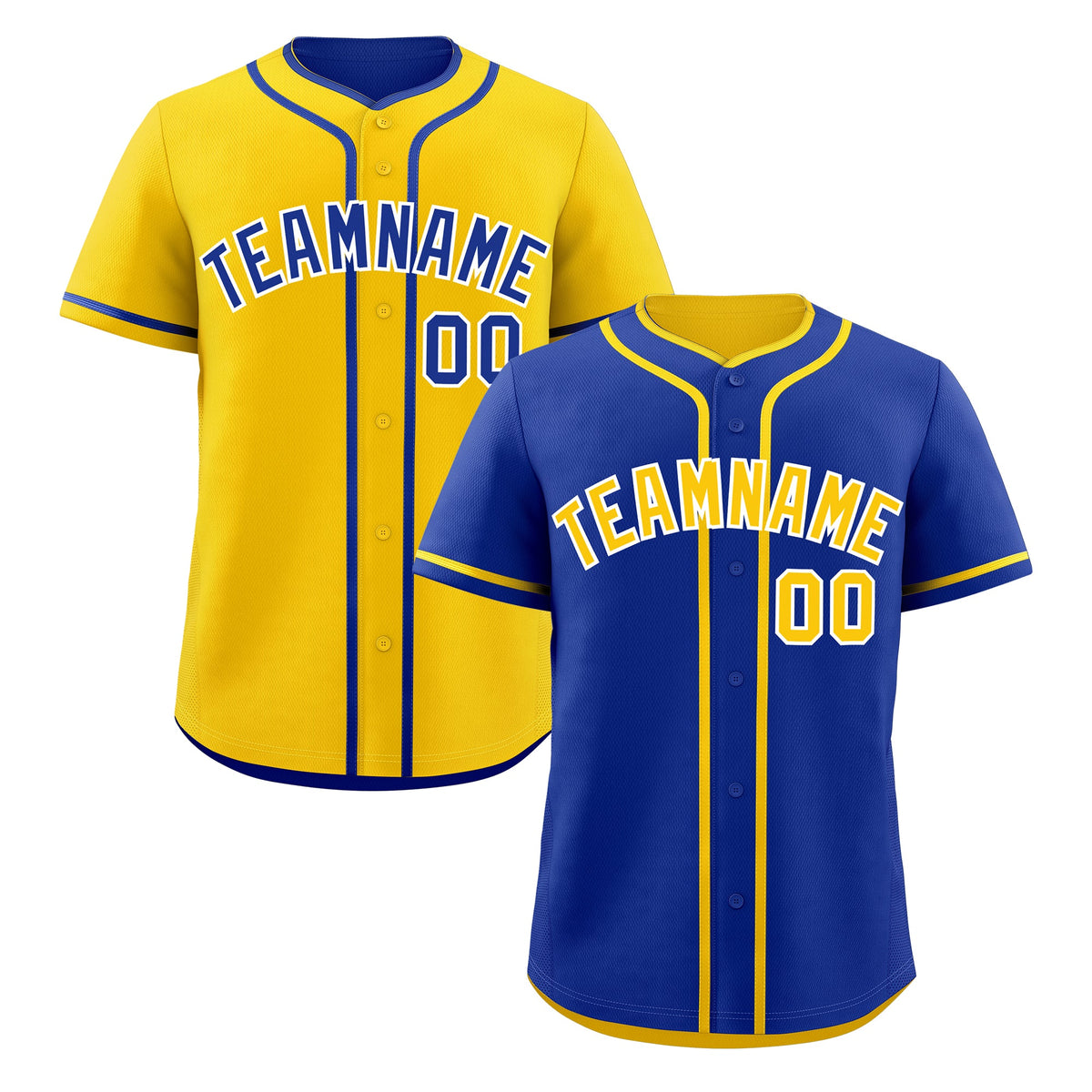 Custom Gold White Reversible Classic Style Lightweight Baseball Jersey| KXKSHOP