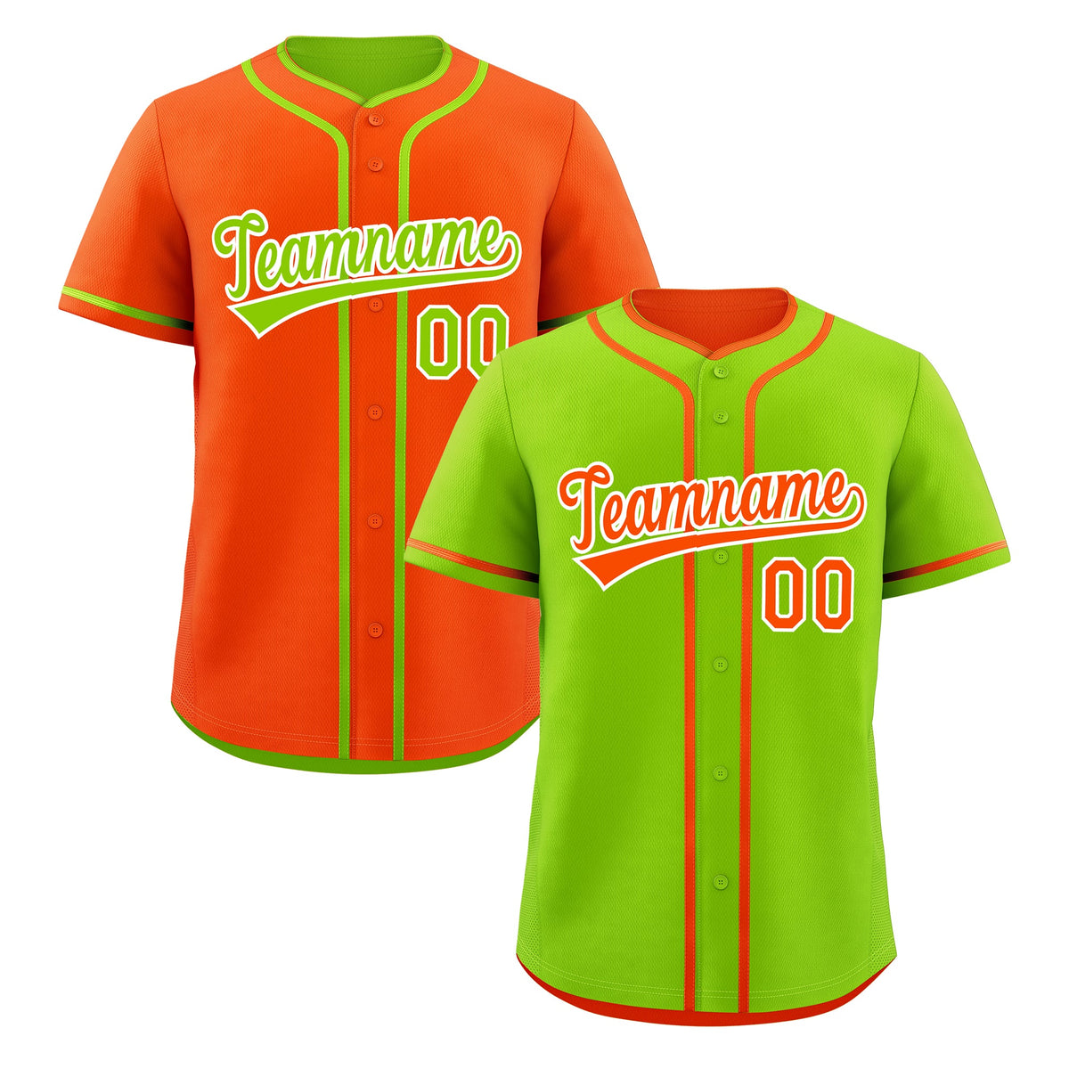 Custom Orange White Reversible Classic Style Moisture-Wicking Baseball Jersey| KXKSHOP
