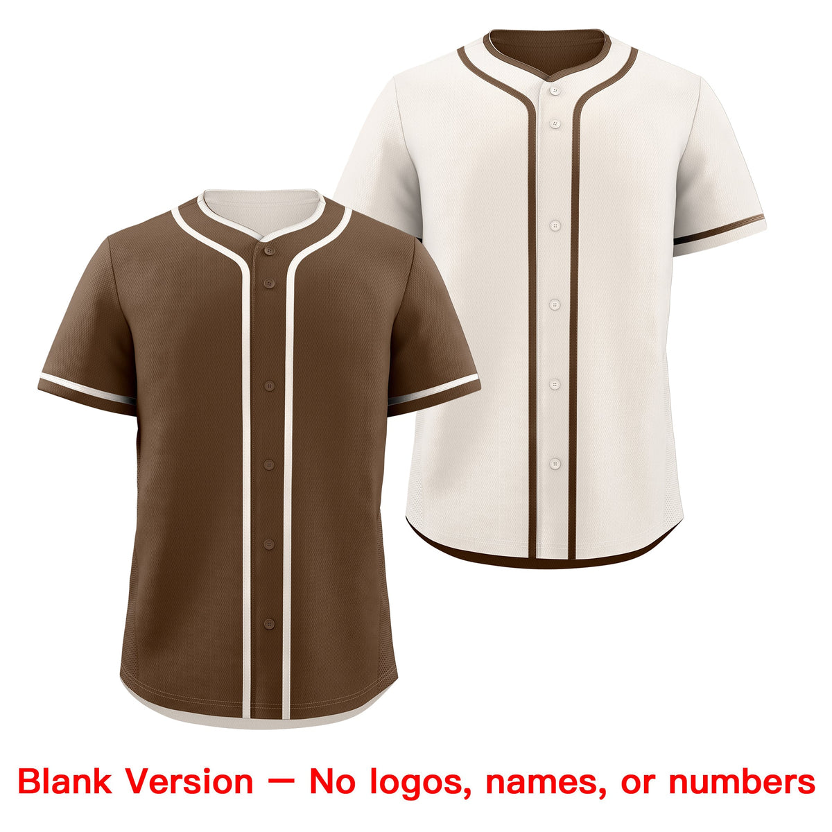 Custom Cream Reversible Classic Style Lightweight Baseball Jersey| KXKSHOP