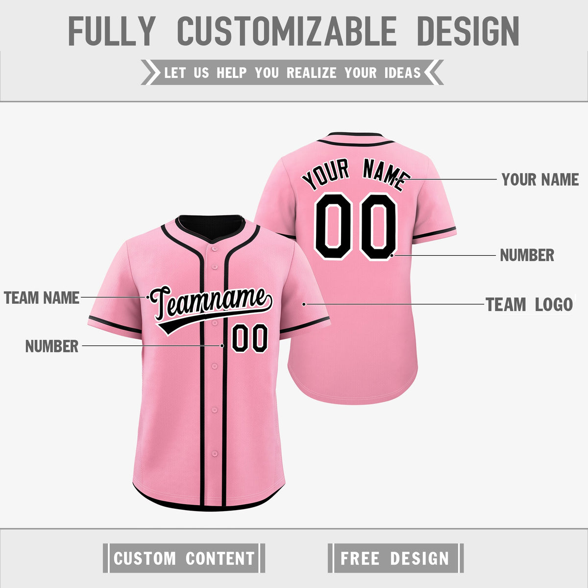 Custom Black White Reversible Classic Style Lightweight Baseball Jersey| KXKSHOP