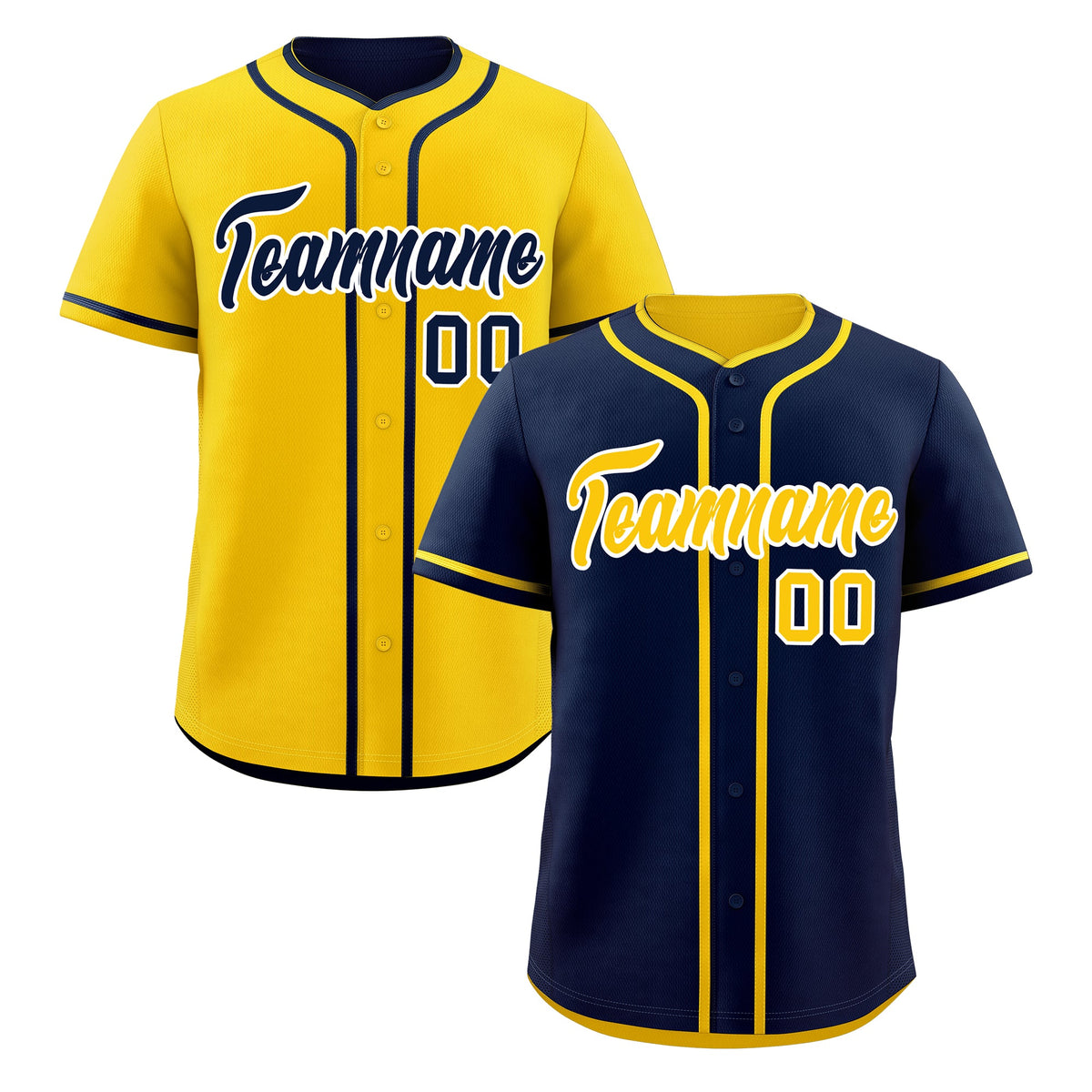 Custom Gold White Reversible Classic Style Moisture-Wicking Baseball Jersey| KXKSHOP
