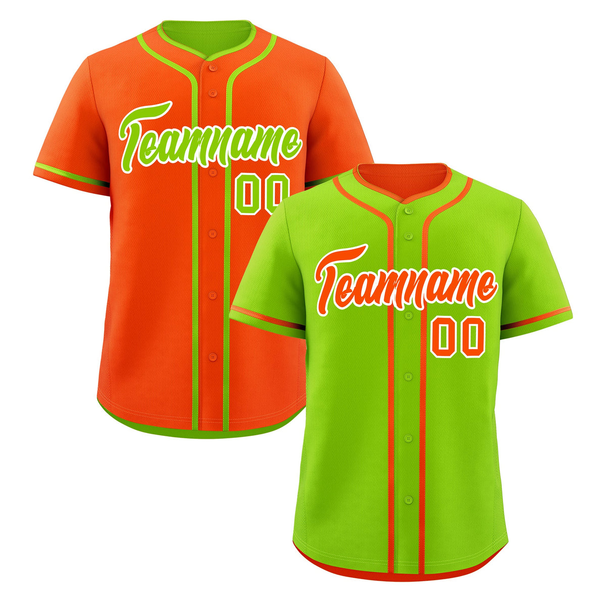Custom Orange White Reversible Classic Style Moisture-Wicking Baseball Jersey| KXKSHOP