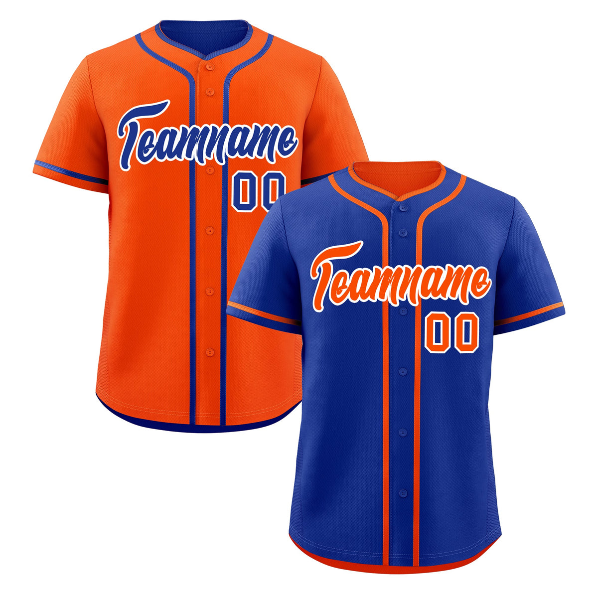 Custom Orange White Reversible Classic Style Lightweight Baseball Jersey| KXKSHOP