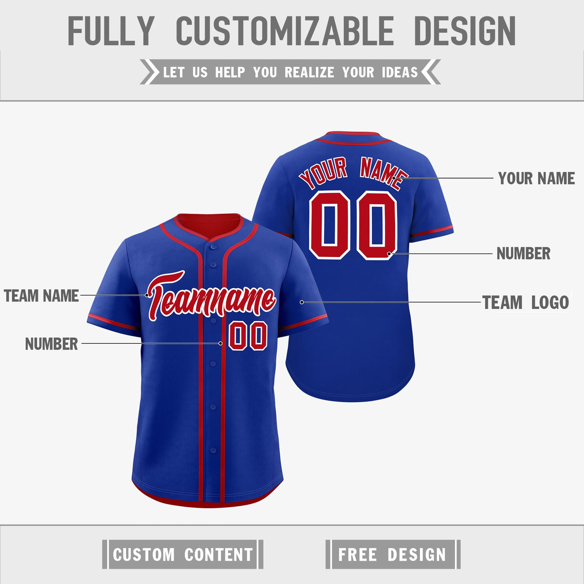 Custom Red White Reversible Classic Style Moisture-Wicking Baseball Jersey| KXKSHOP