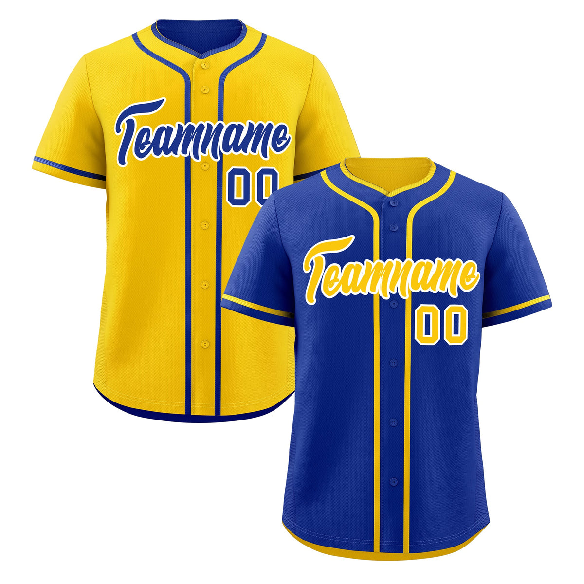 Custom Gold White Reversible Classic Style Lightweight Baseball Jersey| KXKSHOP
