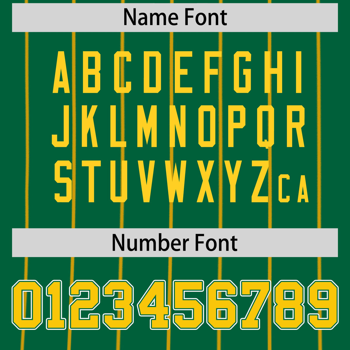 Custom Kelly Green Yellow Reversible Stripe Fashion Lightweight Baseball Jersey| KXKSHOP