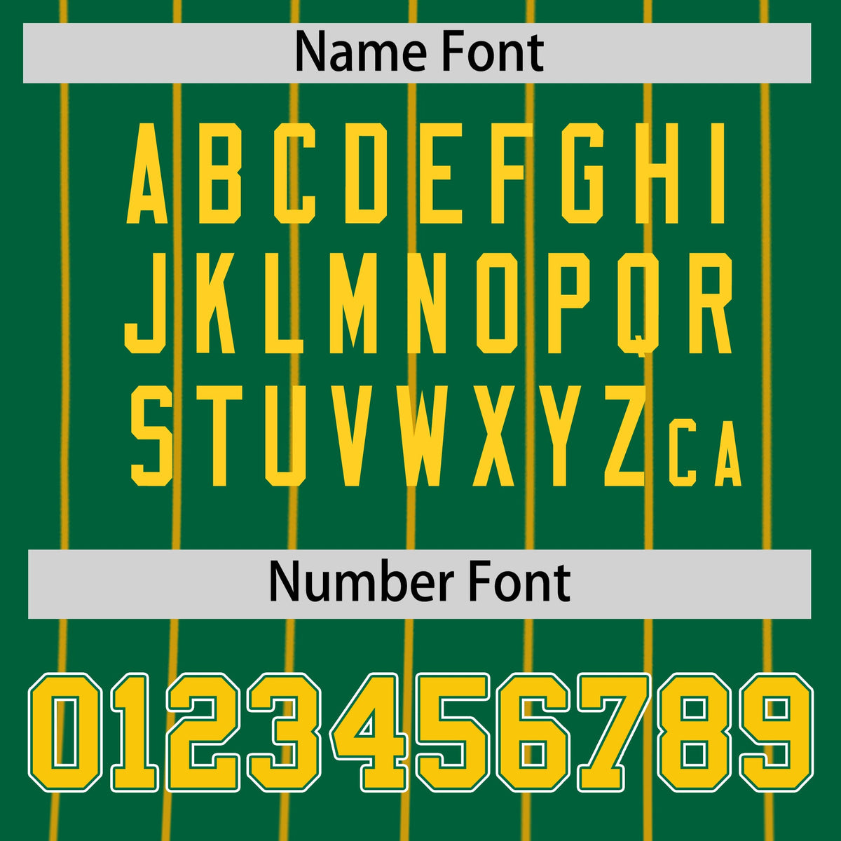 Custom Kelly Green Yellow Reversible Stripe Fashion Lightweight Baseball Jersey| KXKSHOP
