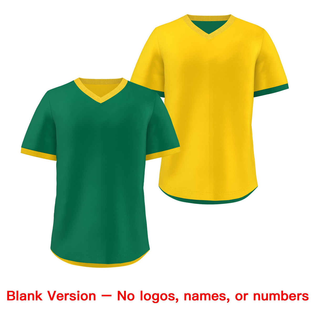 Custom Kelly Green Gold Reversible Classic Style Quick Dry Baseball Jersey| KXKSHOP