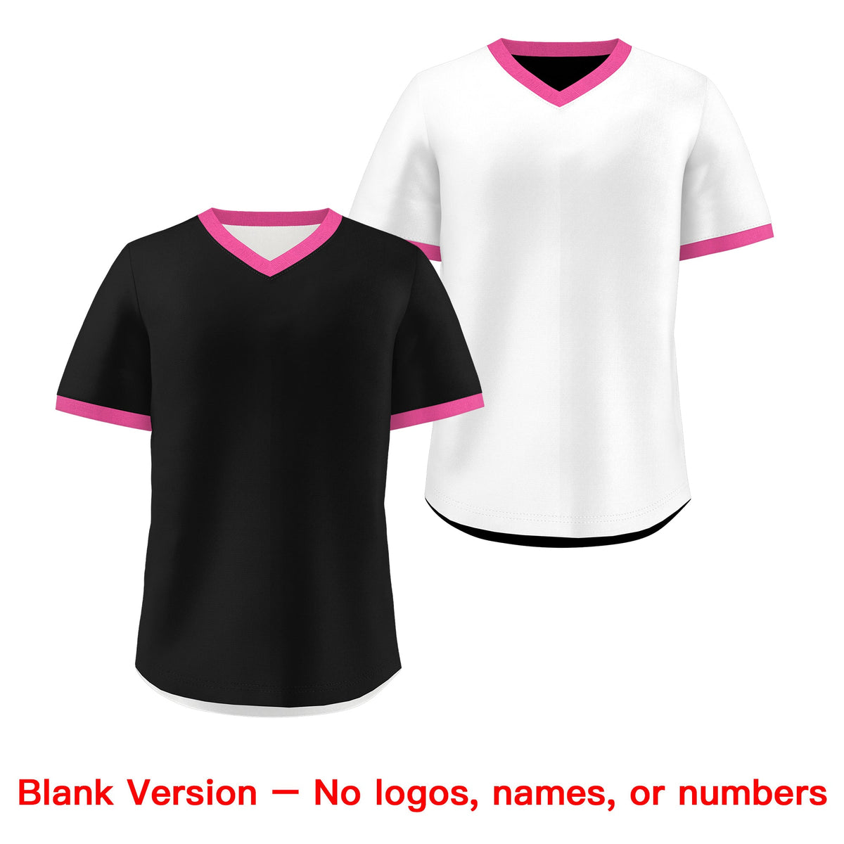 Custom White Black Pink Reversible Classic Style Breathable Baseball Jersey| KXKSHOP