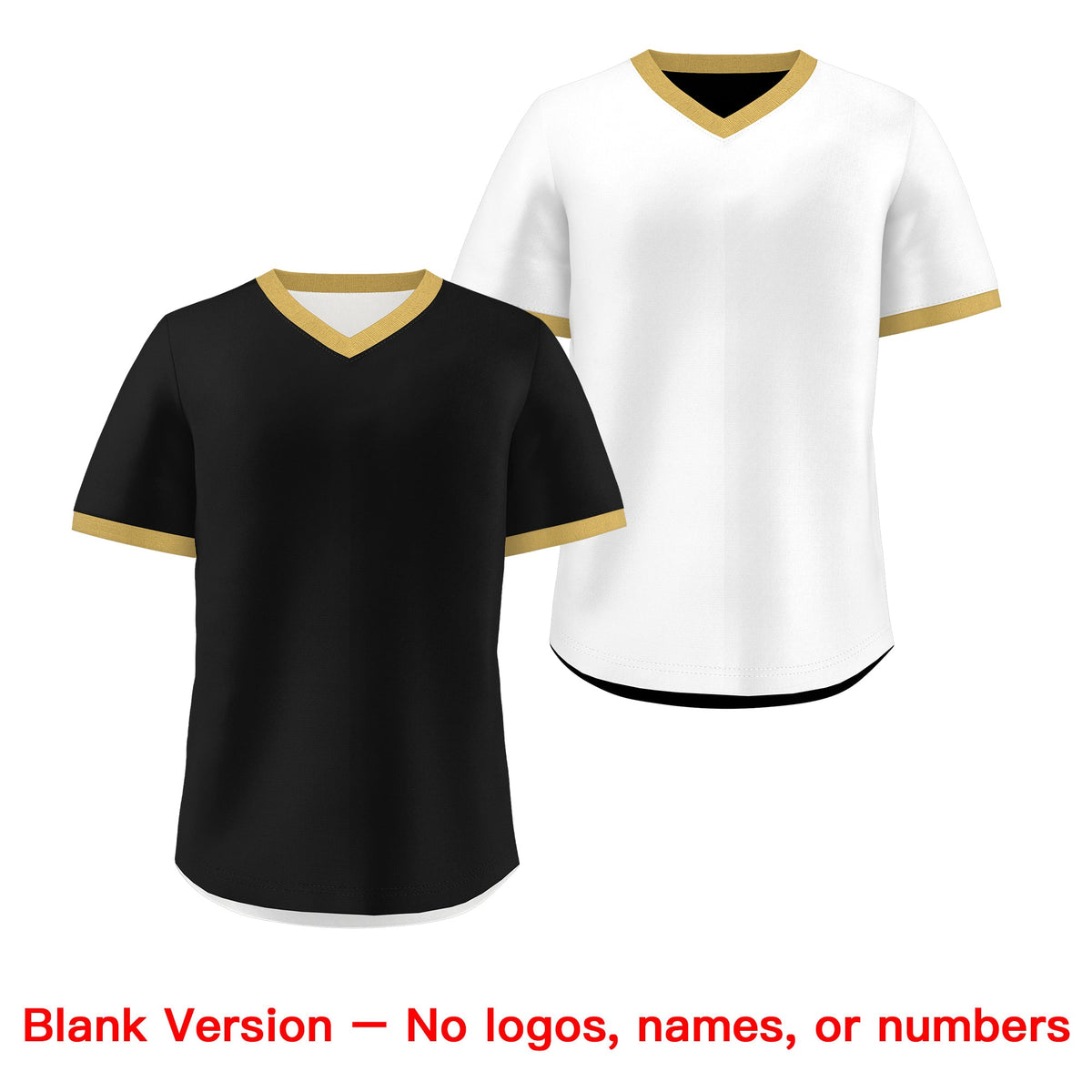 Custom White Black Old Gold Reversible Classic Style Lightweight Baseball Jersey| KXKSHOP