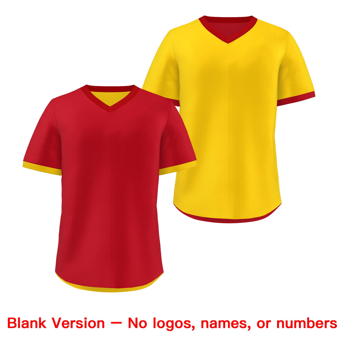 Custom Gold Red Reversible Classic Style Lightweight Baseball Jersey| KXKSHOP