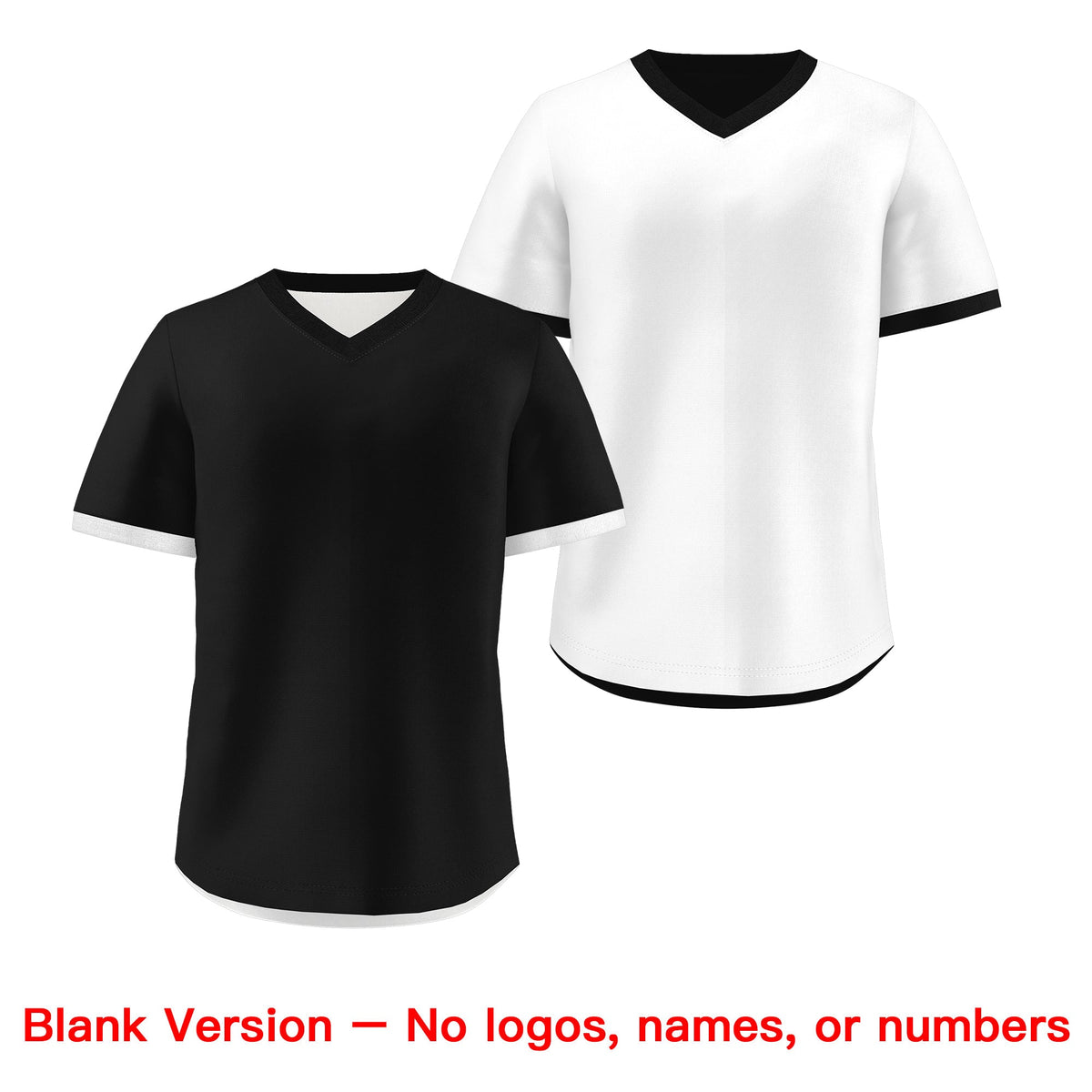Custom Black White Reversible Classic Style Breathable Baseball Jersey| KXKSHOP
