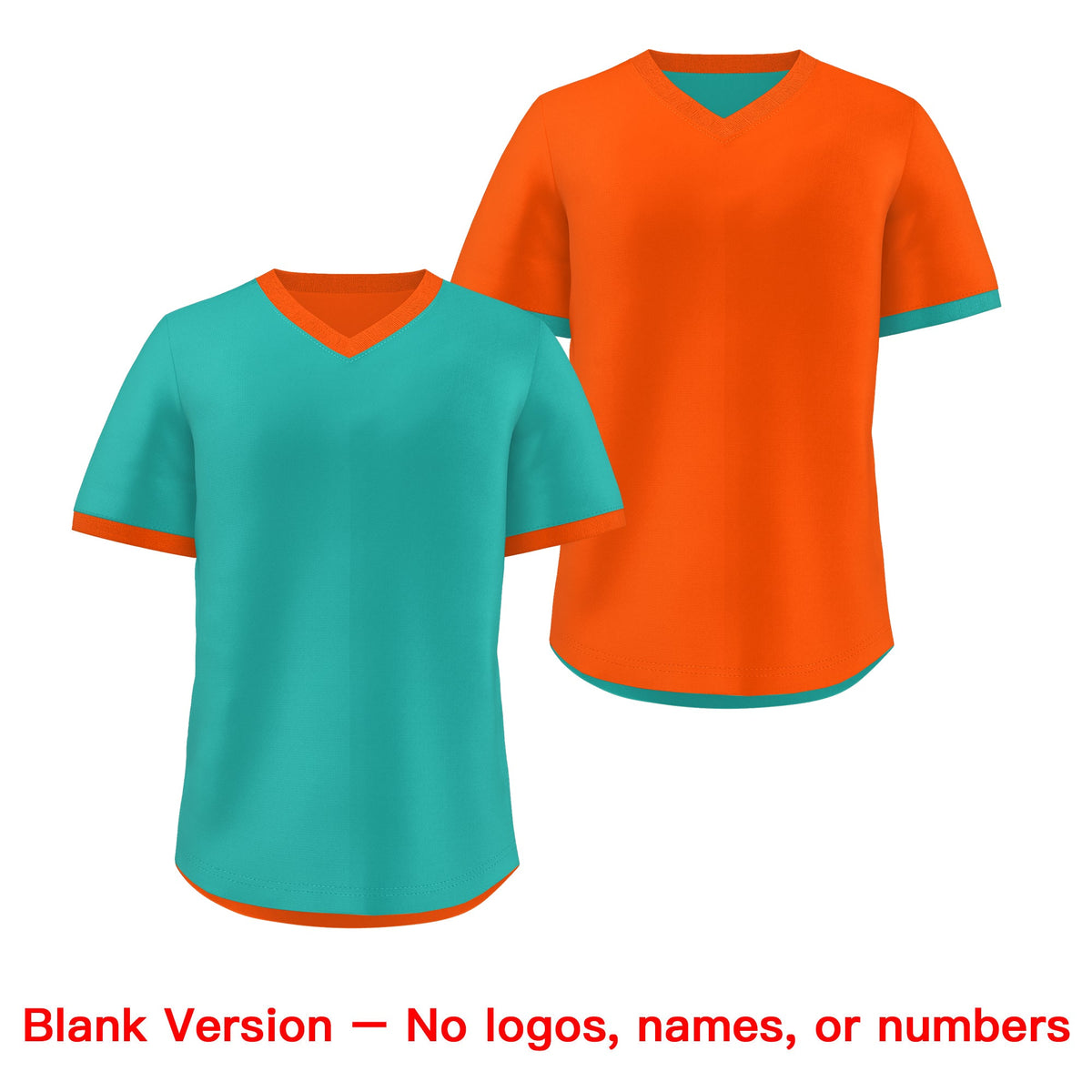 Custom Neon Green Orange Reversible Classic Style Breathable Baseball Jersey| KXKSHOP