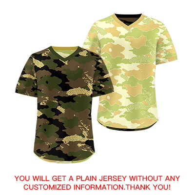 Custom Olive Light Brown Khaki Reversible Camo Lightweight Baseball Jersey| KXKSHOP