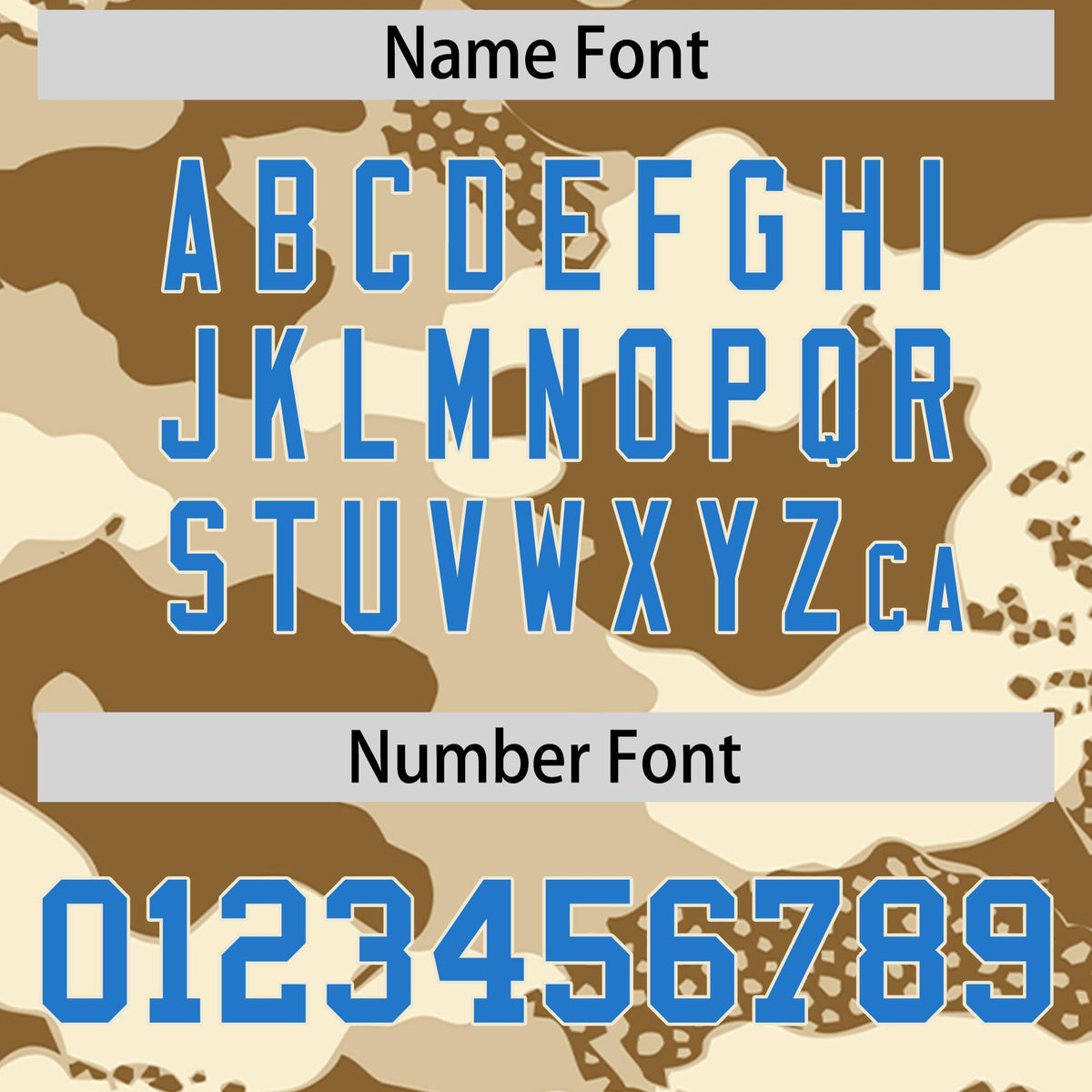 Custom Camel Cream Powder Blue Reversible Camo Lightweight Baseball Jersey| KXKSHOP