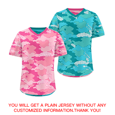 Custom Light Pink Pink White Reversible Camo Lightweight Baseball Jersey| KXKSHOP